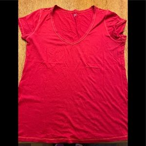 GAP Tee Shirt - red- large